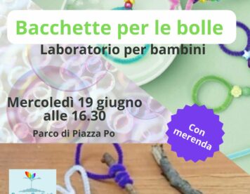 Le bolle di sapone sono magia a tutte le età! Creiamo insieme delle colorate bacchette di tutte le forme da usare subito insieme al parco!