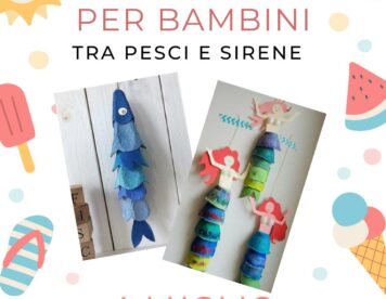 CRESCERE CREATIVI VA IN VACANZA CON VOI! Primo incontro: utilizzando un materiale semplice e di riciclo come i cartoni delle uova e la nostra fantasia, realizzeremo delle creature del mare, colorate e brillanti! Perfette per accompagnare l'estate.